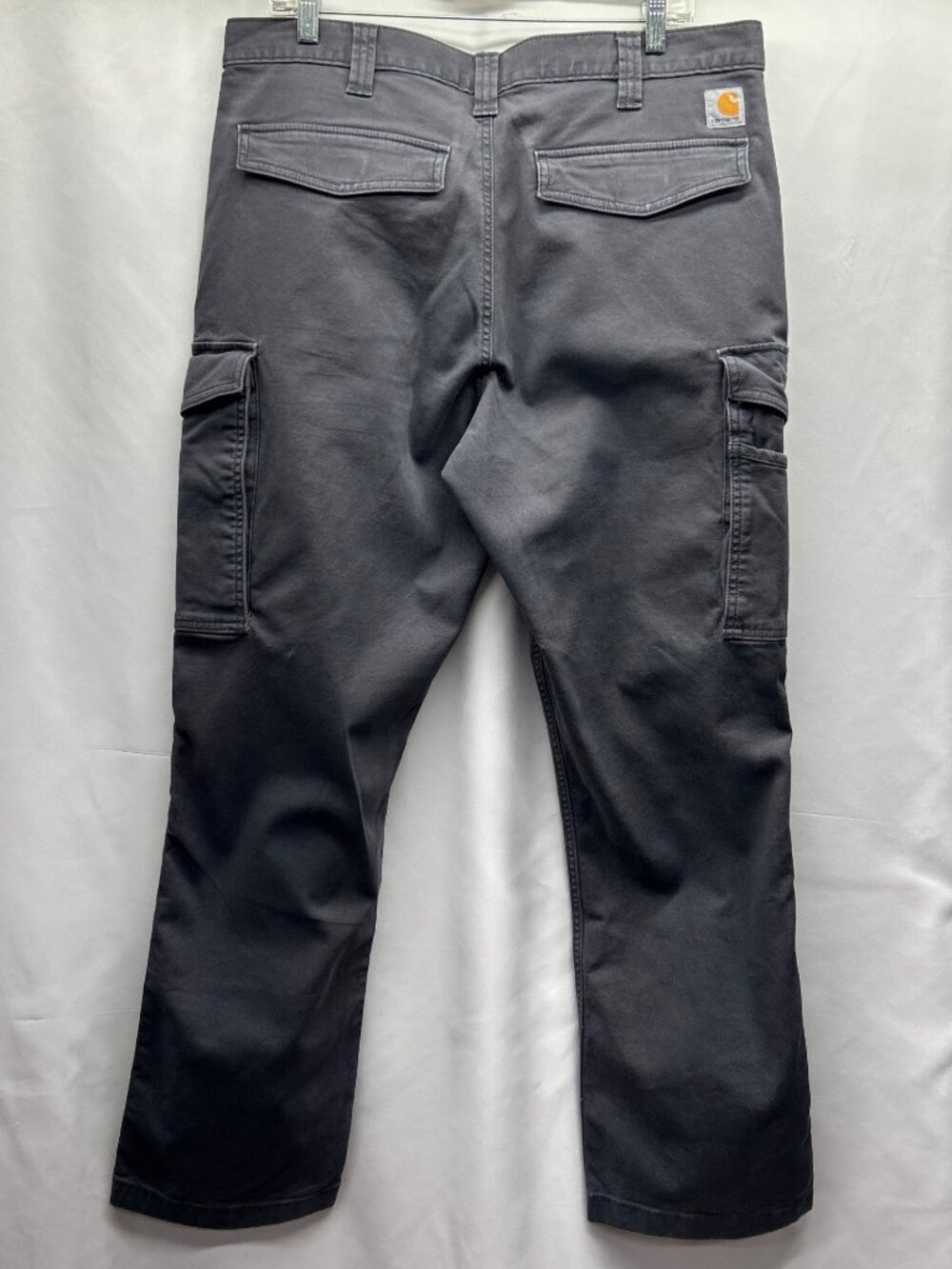 Carhartt Men's Relaxed Fit Rugged Flex Cargo Pants 36x32 Gray Durable Workwear